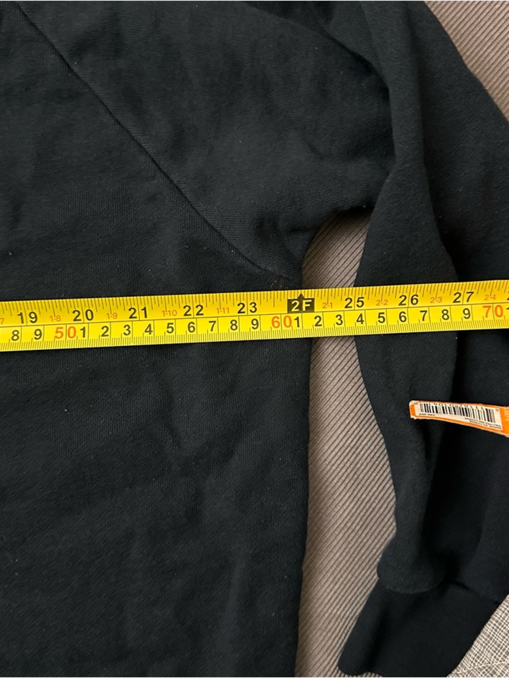 Mile(s) by Madewell Cotton Reveur Graphic Drawstring Sweatshirt Black Size Small - Picture 7 of 9